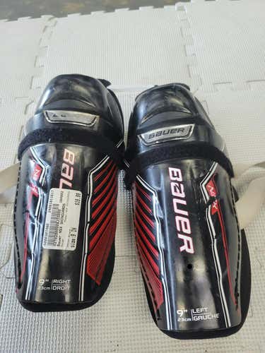 Used Bauer Nsx Shinguards 9" Hockey Shin Guards