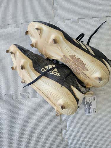 Used Adidas Metal Cleats Senior 10 Baseball And Softball Cleats