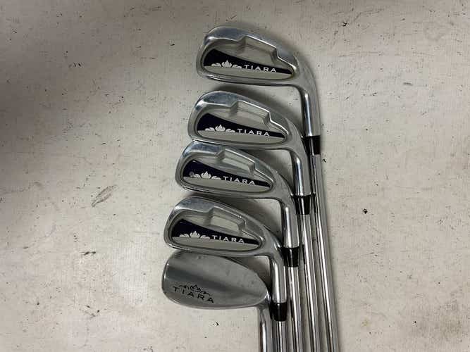 Used Wilson Tiara Ladies Flex Steel Shaft Iron Set