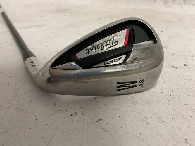 Used Titleist Ap1 714 48 Degree Regular Flex Graphite Shaft Wedge