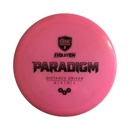 Used Discmania Neo Evolution Paradigm 169g Disc Golf Drivers