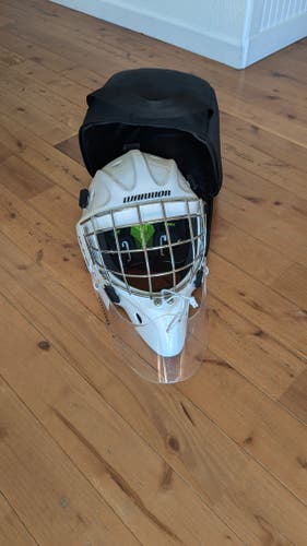 Used Senior Warrior R/F2 Goalie Mask - S/M