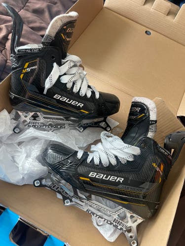 Used Bauer M5 pro Hockey Skates Inline Converted 7.5