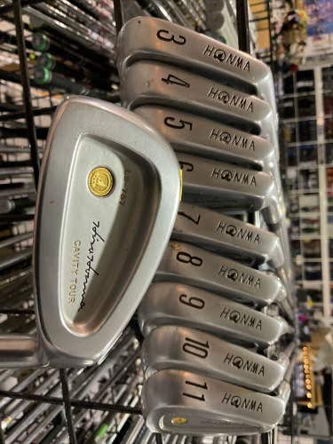 Homna Cavity Tour LB-737 Irons Set 3-P+G+S S2 Stiff Flex Graphite Shaft MRH