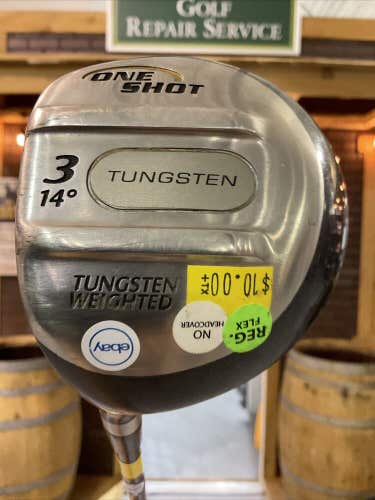 Strong 3 One Shot Tungsten 14° #3 Fairway Wood Club Regular Flex Graphite MLH