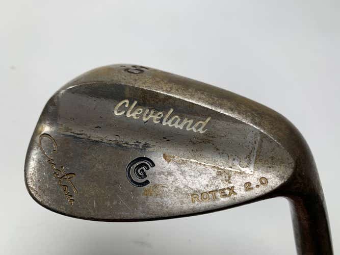 Cleveland Rotex 2.0 Custom Raw Lob Wedge LW 60* Tour C-Taper 125g Stiff Plus RH