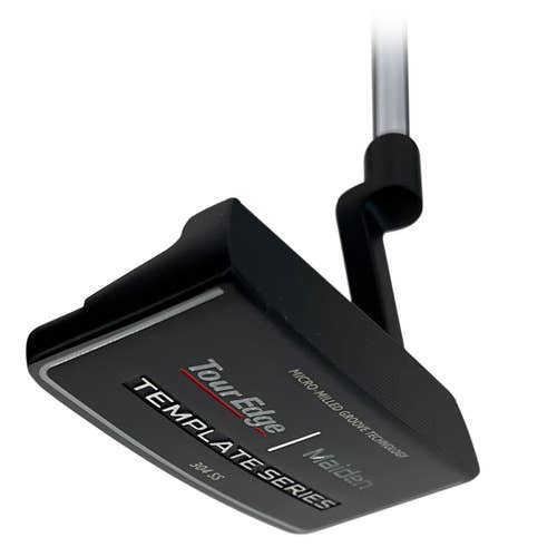 NEW Tour Edge Template Series Maiden Black 35" Wide Blade Putter