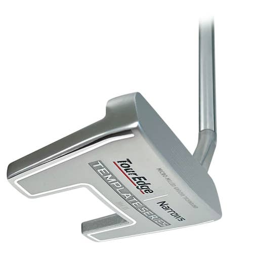 NEW Tour Edge Template Series Narrows Slant Neck Silver 35" Putter