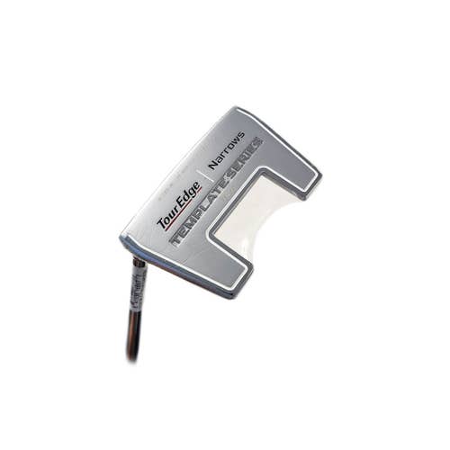 NEW LH Tour Edge Template Series Narrows Slant Neck Silver 35" Putter