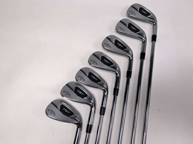 Callaway Rogue ST Pro Iron Set 4-PW Project X LZ 5.5 115g Regular Steel Mens RH