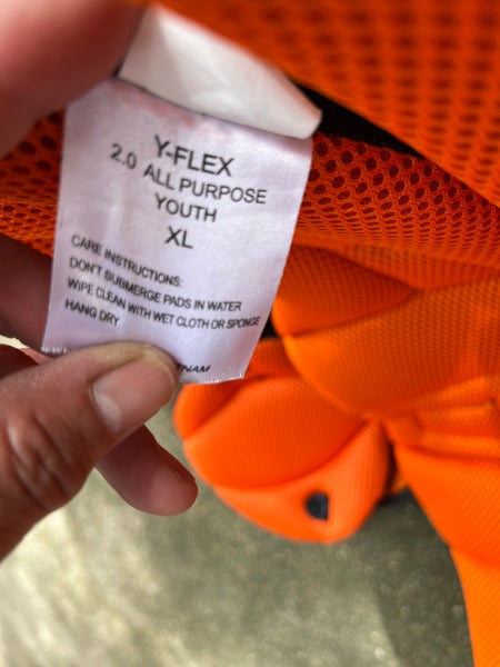 Used Extra Large 15-16” Youth Schutt Y-Flex 500 Shoulder Pads