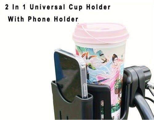 Cup and cell phone holder