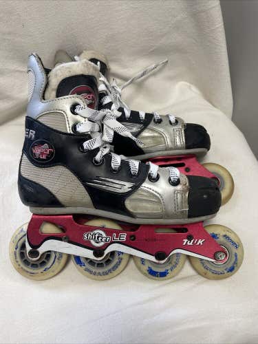 Junior Size 1 Bauer Vapor LE Inline Skates Rollerblades