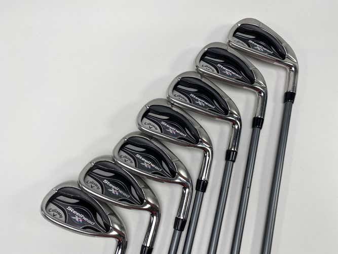 Callaway Steelhead XR Iron Set 4-PW Program F15 55g Senior RH Midsize Grips