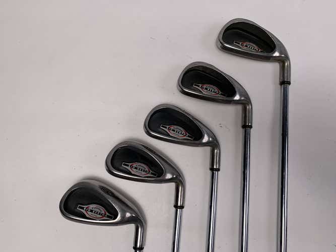 Callaway Big Bertha 2002 Iron Set 4-9 (No 7) Uniflex Steel Mens RH