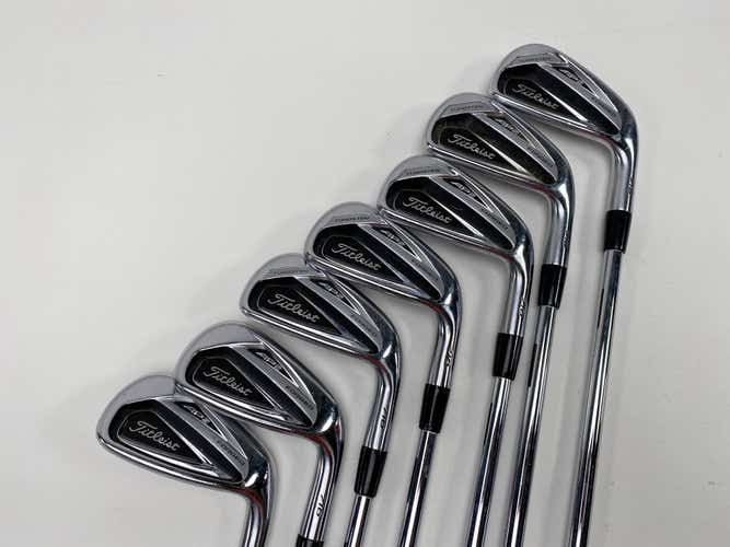 Titleist 716 AP2 Iron Set 3-9 True Temper Dynamic Gold S300 Stiff Steel RH +1/2"