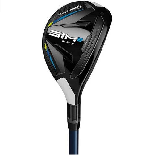 NEW TaylorMade Sim2 Max 22* 4 Hybrid/Rescue Graphite Ventus Blue 6-R Regular