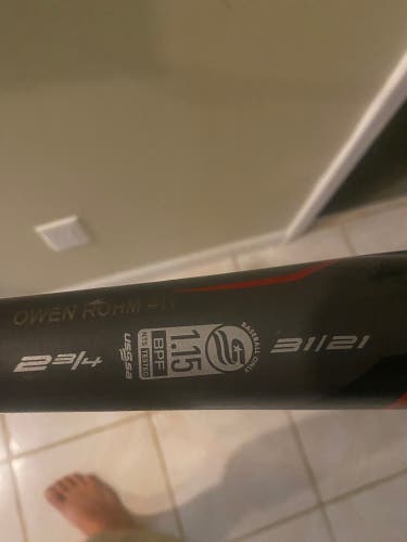 Used Marucci USSSA Certified Alloy 21 oz 31" CAT9 Bat