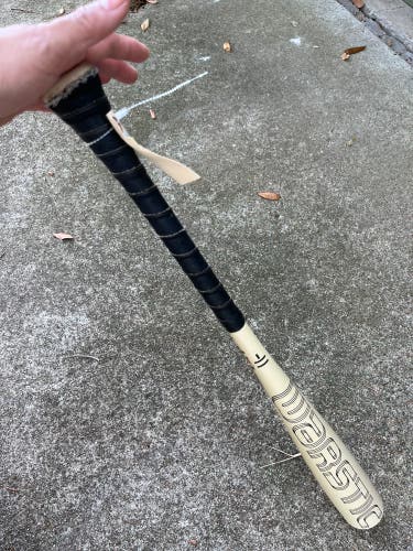 Used Kid Pitch (9YO-13YO) 2022 Warstic Bonesaber Bat USABat Certified (-11) Alloy 17 oz 28"