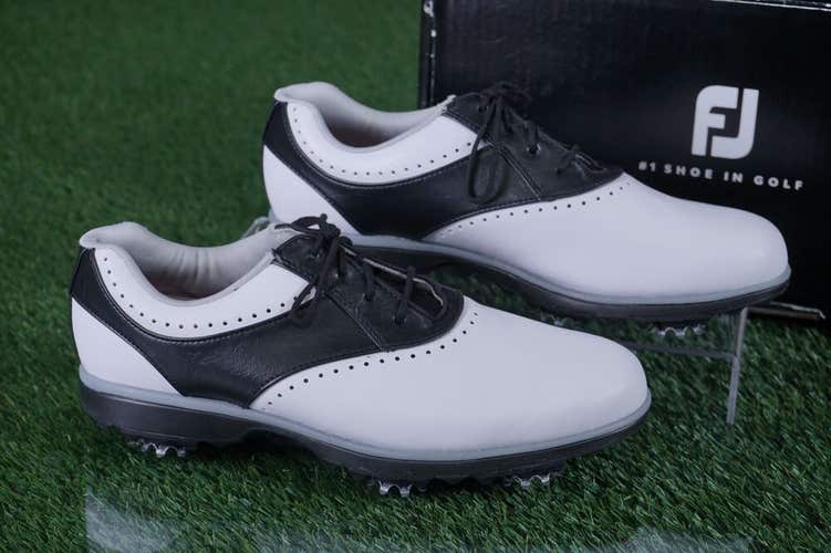 FOOTJOY EMERGE WOMEN'S 9M GOLF SHOES, WHITE 93919 ~ NOS, NEW WITH BOX!