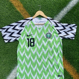 Nigeria 2018 Home Iwobi Retro Soccer Jersey