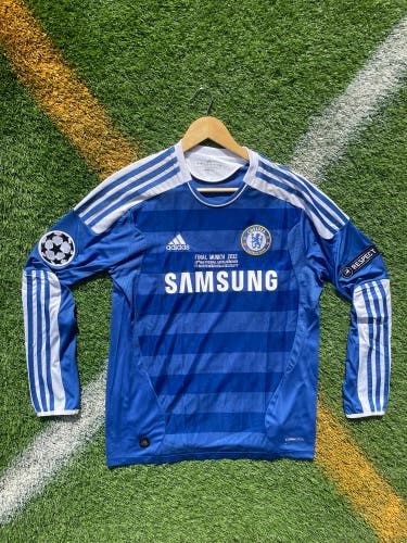 Chelsea 2012 Home Drogba Retro Soccer Jersey