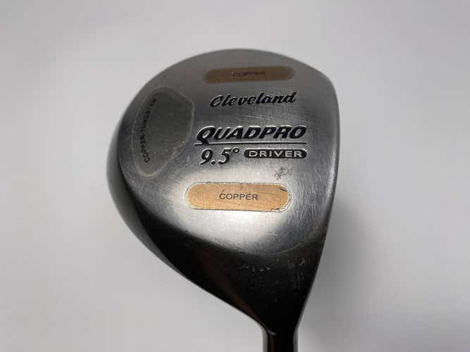 Cleveland Quadpro Driver 9.5* Aldila NVS Orange 65g Regular Graphite Mens RH