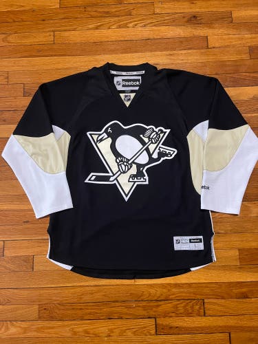 Pittsburgh Penguins Reebok Premier Jersey Size L MSRP $130