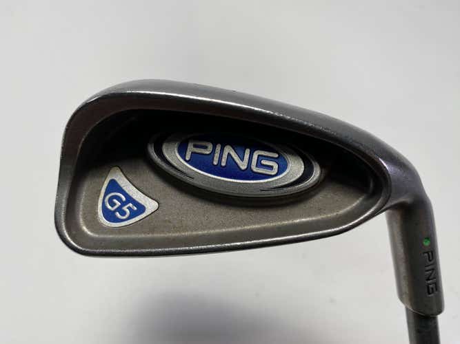 Ping G5 Single 5 Iron Green Dot 2* Up TFC 100 I Stiff Graphite Mens RH