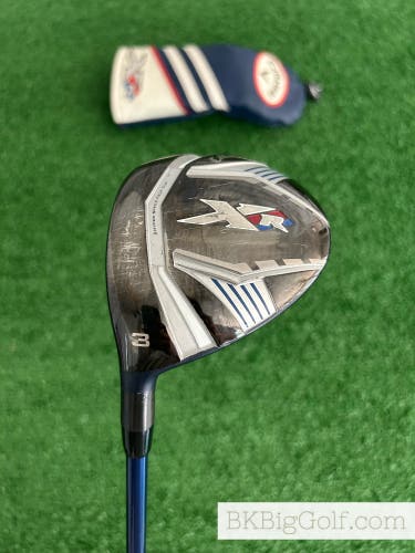 LH Callaway XR 15 Degree 3 Wood w Headcover / Stiff