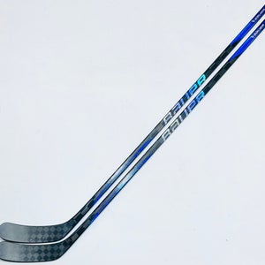 2 Pack Custom Blue Bauer Nexus SYNC Hockey Stick-RH-87 Flex-P92M-Grip W/ Full Tactile