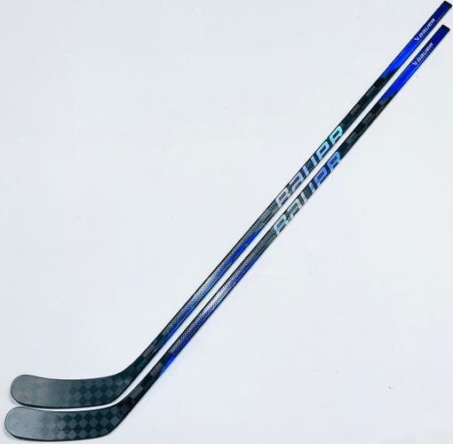 New 2 Pack Custom Blue Bauer Nexus SYNC Hockey Stick-RH-87 Flex-P92M-Grip W/ Full Tactile