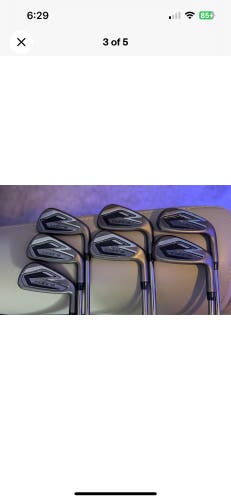 Used 2024 Cobra Dark Speed Irons 5-GW recoil ESX 460 F3 Graphite