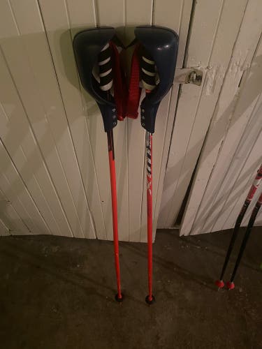 Used 46in (115cm) Racing Sl aluminum  Ski Poles.   Retail price does not include cost of the cups.