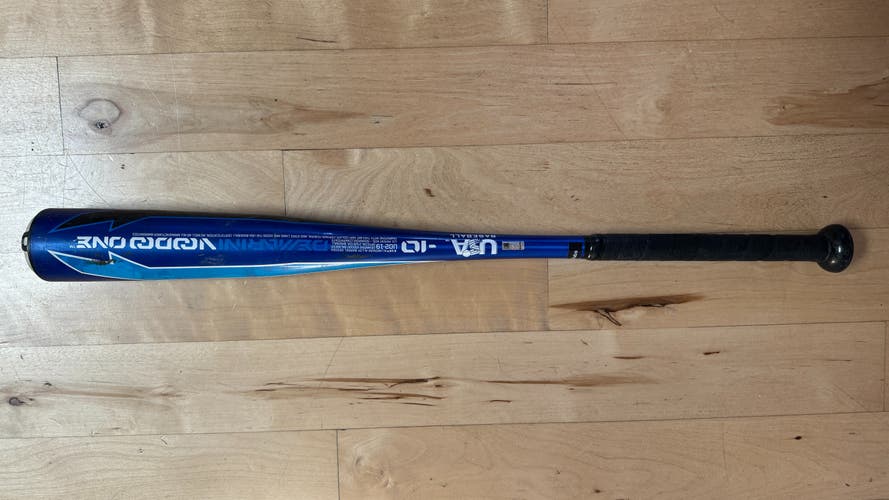 Used 2019 DeMarini Voodoo One USABat Certified Bat (-10) Alloy 19 oz 29"