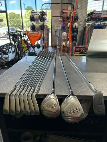 Used Tour G3 10 Piece Stiff Flex Steel Shaft Men's Package Sets