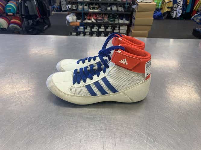 Used Adidas Junior 02.5 Wrestling Shoes