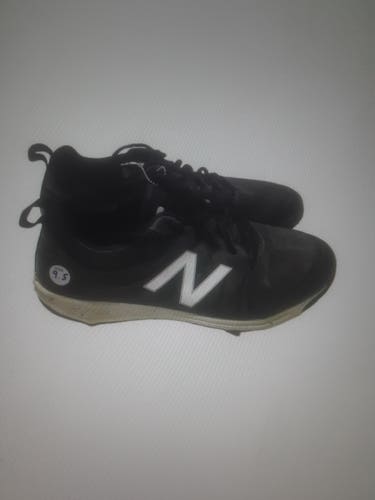 Black Used Size 9.5 (Women's 10.5) Adult Men's New Balance Low Top Metal