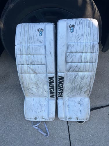 Used 28+2" Vaughn Goalie Leg Pads Complete Set