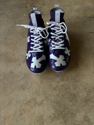 Custom chrome hearts football cleats