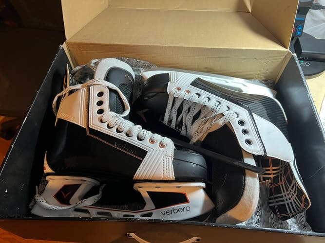 NEW - Verbero Cypress Shadow Steel Hockey Skates, Size 8.5D