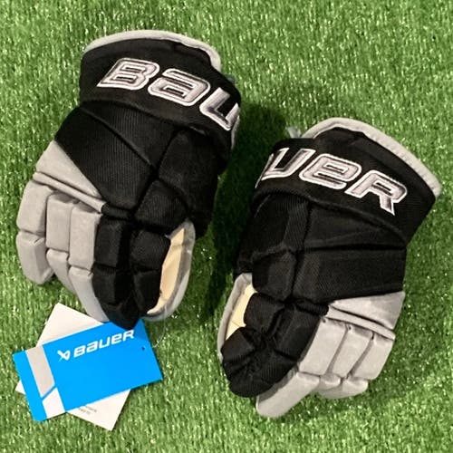 New Black Junior Bauer Vapor Pro Team Providence Hockey Club Team Return Gloves 11"