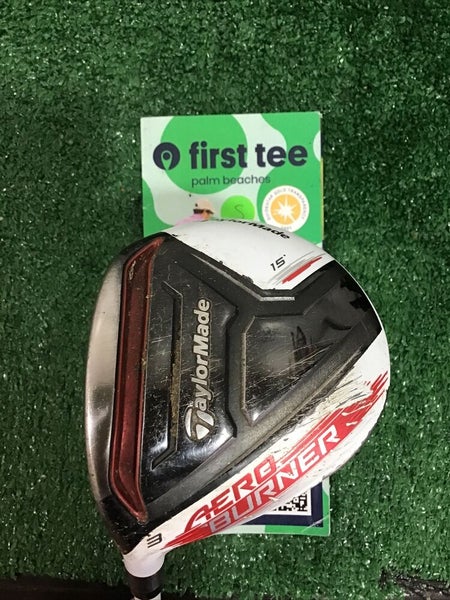 TaylorMade Aero Burner Left Handed 3 Wood 15* Regular Graphite Shaft