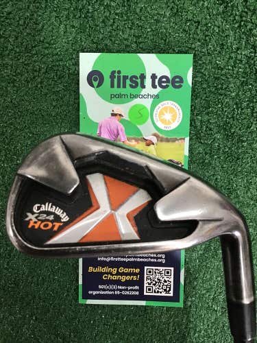 Callaway X24 Hot Single 6 Iron Stiff Graphite Shaft