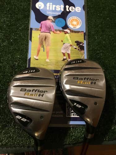 Cobra Baffler Rail-H 3-4 Hybrids Set Matrix Ozik Code-6 Graphite Shafts