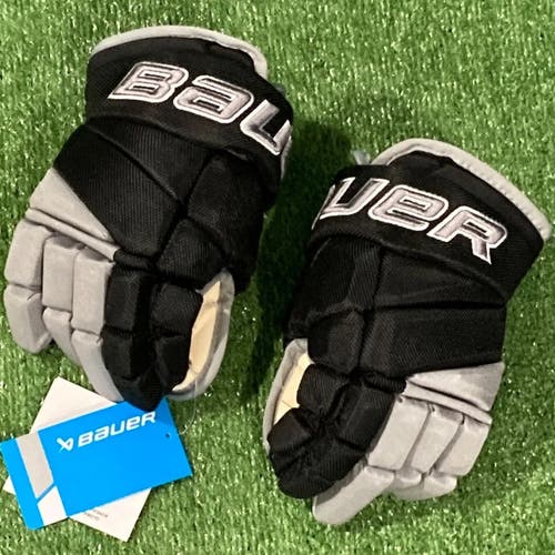 New Black Junior Bauer Vapor Pro Team Providence Hockey Club Team Return Gloves 11"