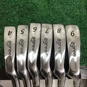 Square Two Agree II Pro Design LPGA Iron Set 4-9 Ladies Graphite Shafts