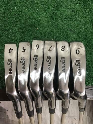 Square Two Agree-II Pro Design LPGA Iron Set 4-9 Ladies Graphite Shafts