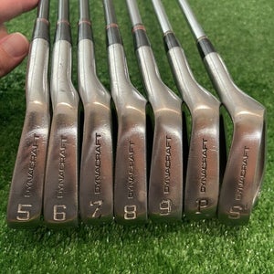 Dynacraft Oversize Iron Set 5-PW-SW Stiff Graphite And Steel Shafts