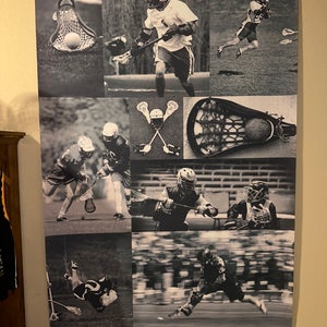 Lacrosse vinyl poster late 90s early 2000s